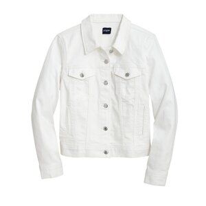 J. Crew Classic jean jacket in white wash Size XXS